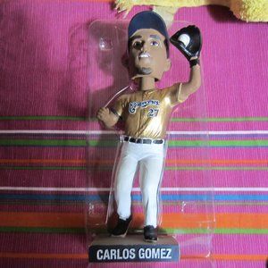2013-MILWAUKEE BREWER'S "CARLOS GOMES" BOBBLE HEAD
